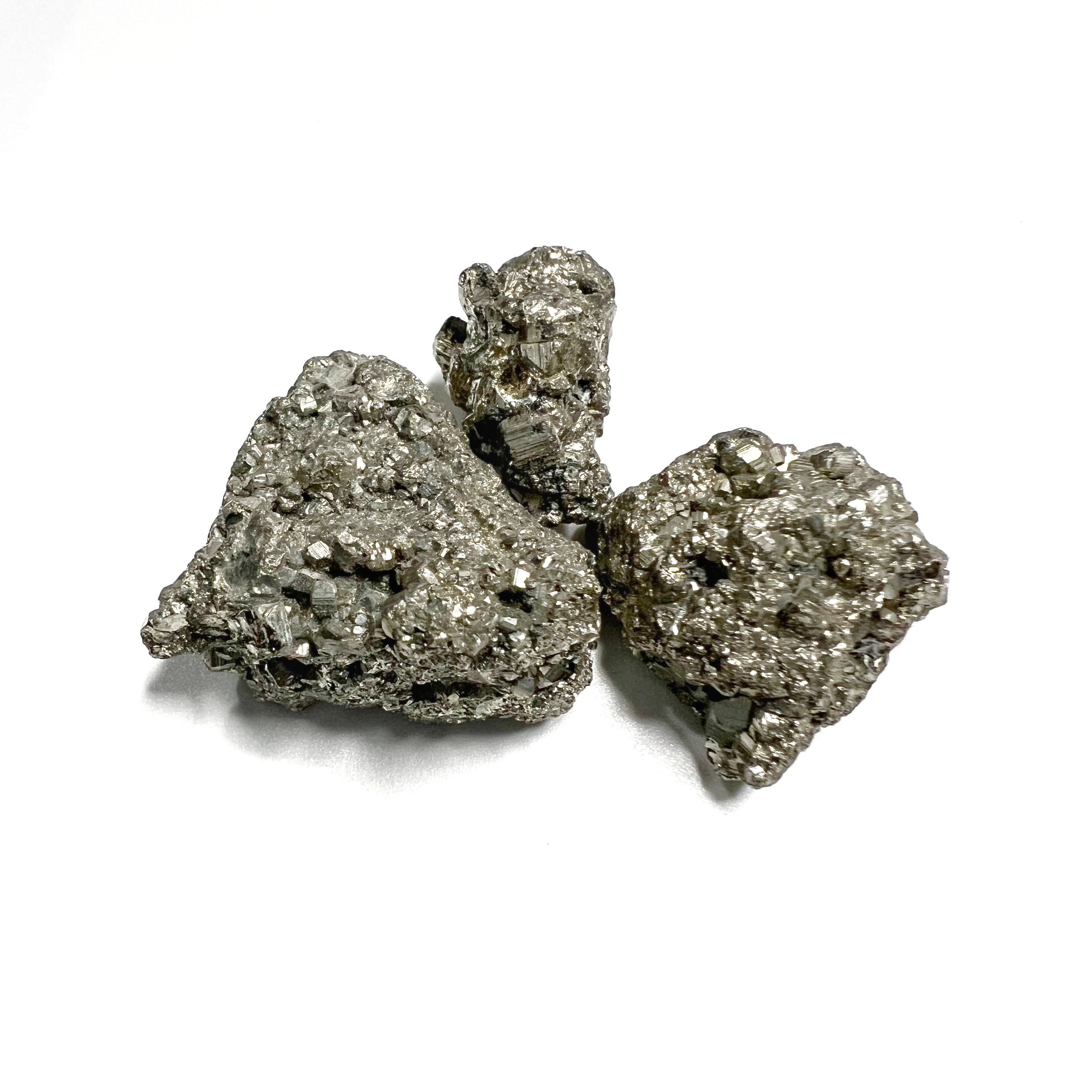CERTIFIED NATURAL PYRITE ROCK - SILVER BLACK SPARKLING COLOUR MEDITATION HEALING ACCESSORY HOME OFFICE GIFT