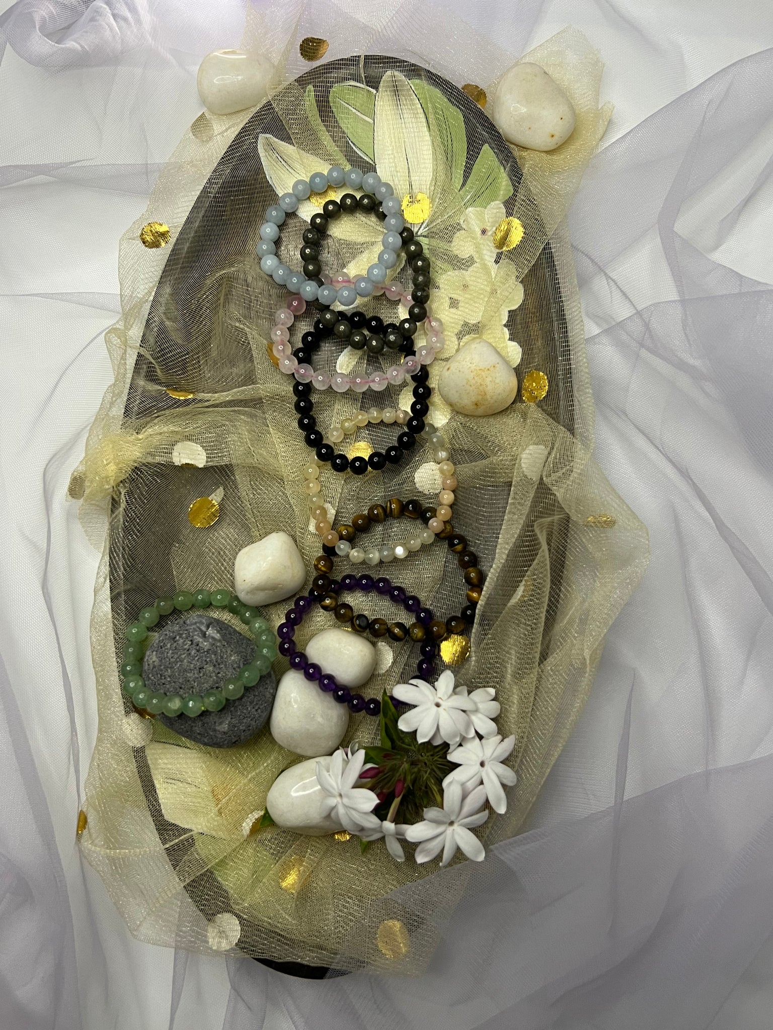 CERTIFIED BLACK TOURMALINE BRACELET CRYSTAL MEDITATION HEALING