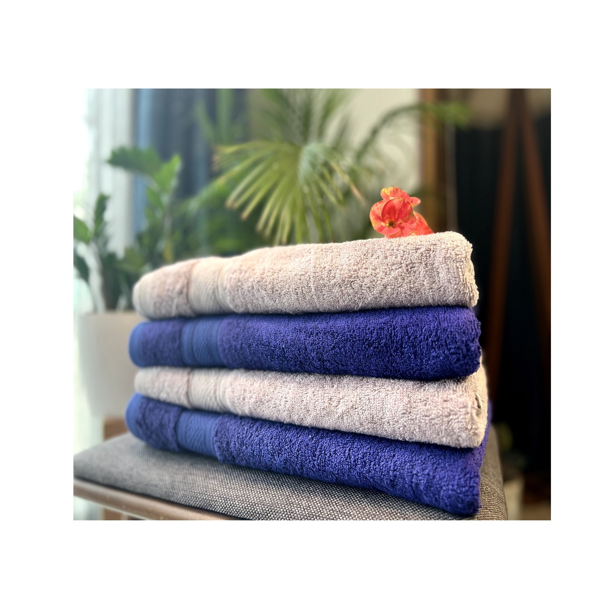 Eco-Friendly Bath Towel - Buy Cotton Bath Towel Online, Grape Grey