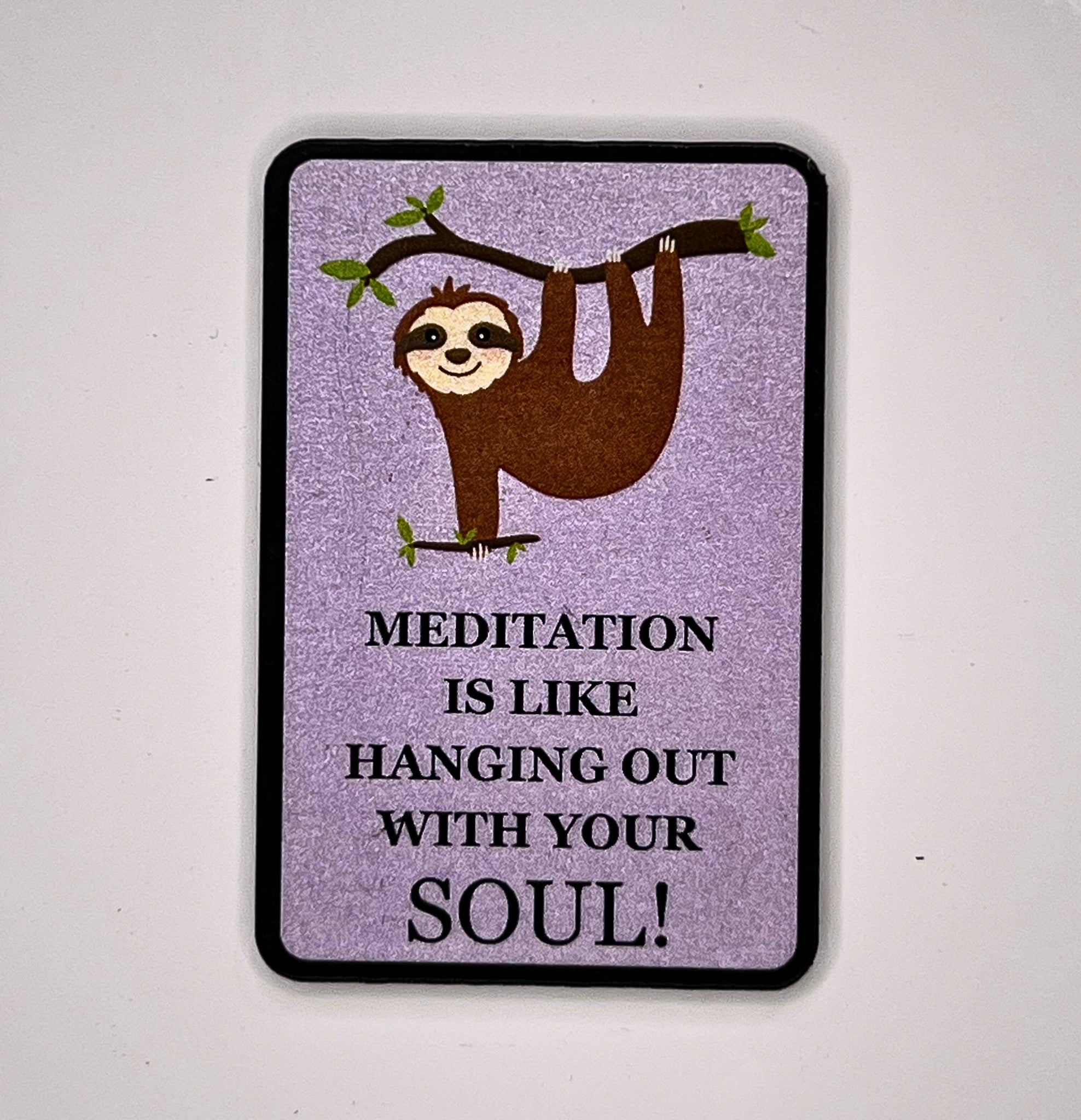 FRIDGE MAGNETS MDF WHITEBOARD MAGNETS YOGA FUNNY QUOTES - SET OF 6