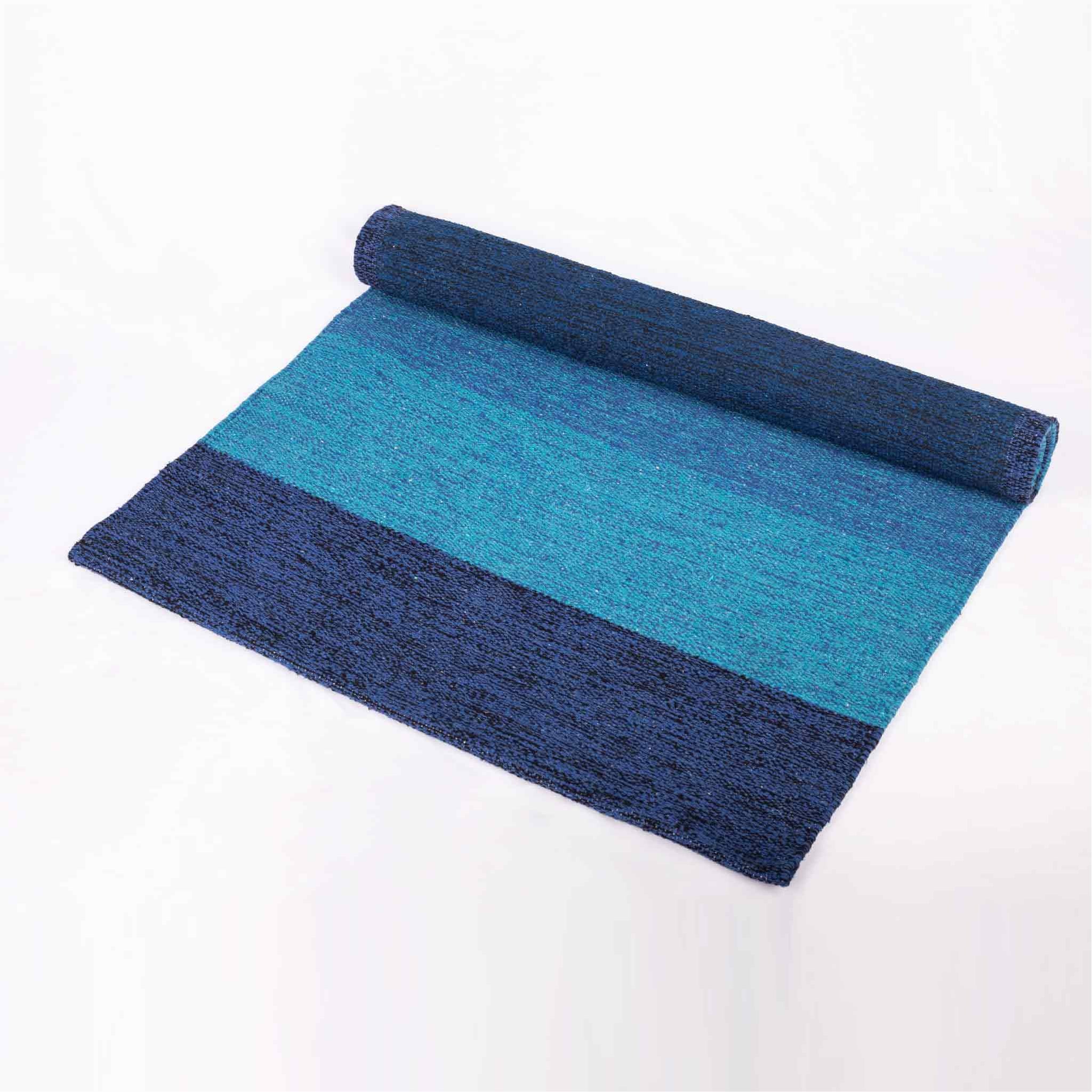 Natural Yoga Mat | Samudra Blue | 4mm
